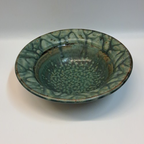 #240112 Bowl, Green 3x10 $22 at Hunter Wolff Gallery